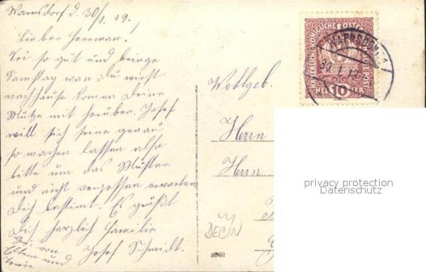Warnsdorf Varnsdorf Boehmen Villen Kaiser Franz Joseph Strasse – Bild 2