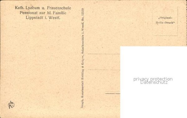Lippstadt Katholisches Lyzeum Frauenschule Turnsaal – Bild 2