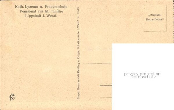 Lippstadt Katholische Lyzeum Frauenschule Werkraum – Bild 2