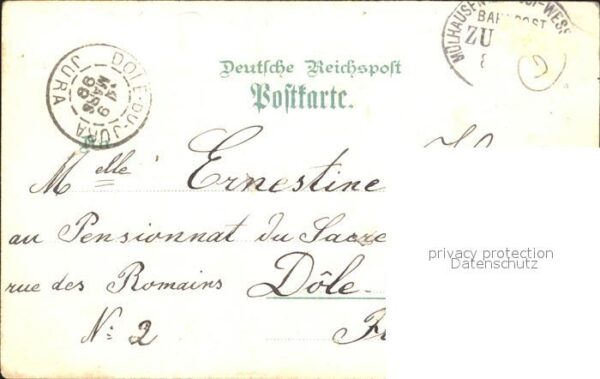 Mannheim Postamt Kaiser- Wilhelm- Denkmal Stadtpark – Bild 2