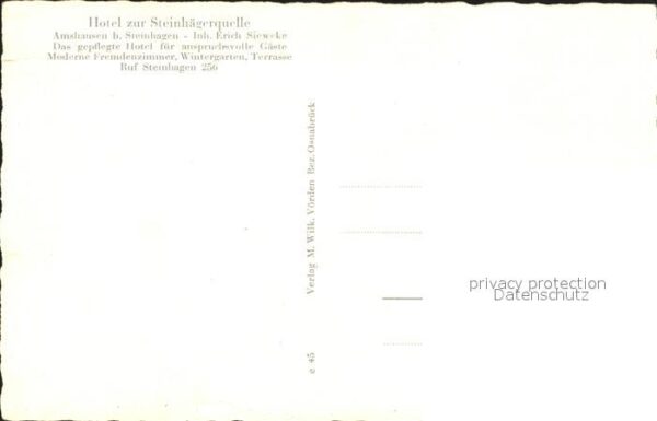 Amshausen Hotel zur Steinhaegerquelle – Bild 2