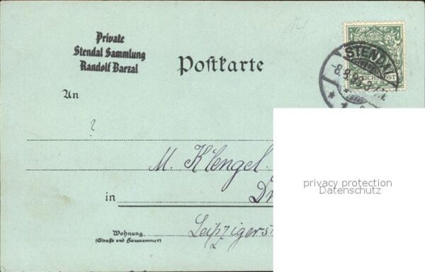 Stendal Breite Strasse Marienkirche Nachtigall Denkmal Roland – Bild 2