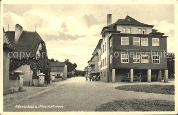Coswig Sachsen Wettinstift Maenner- und Wirtschaftshaus