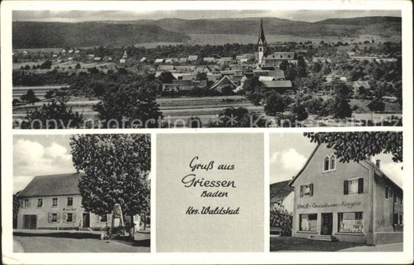 Griessen Klettgau Schmidt- Gemischtwaren- Ringgeler Stadtansicht
