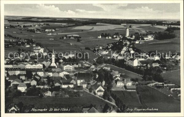 Neumarkt-St Veit Fliegeraufnahme