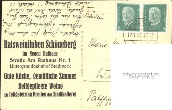 Schoeneberg Berlin Ratsweinstuben – Bild 2
