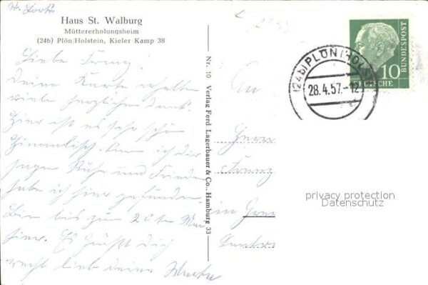 Ploen See Haus Sankt Walburg Muttererholungsheim – Bild 2
