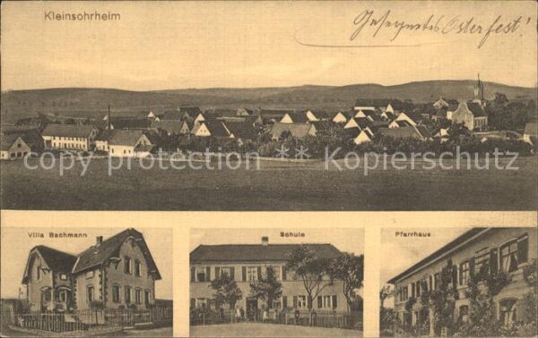 Kleinsorheim Pfarrhaus Schule Villa Bachmann
