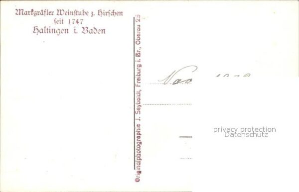 Haltingen Markgraefler Weinstube – Bild 2