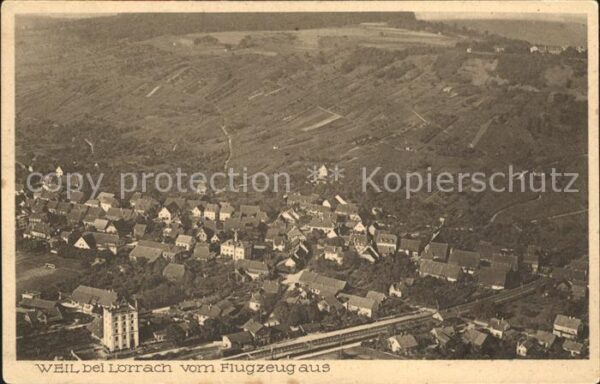 Weil Rhein Fliegeraufnahme