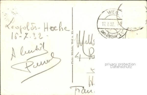 Weil Rhein Gasthaus Sommer- Wegeler – Bild 2