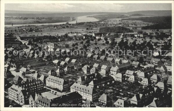 Weil Rhein Fliegeraufnahme