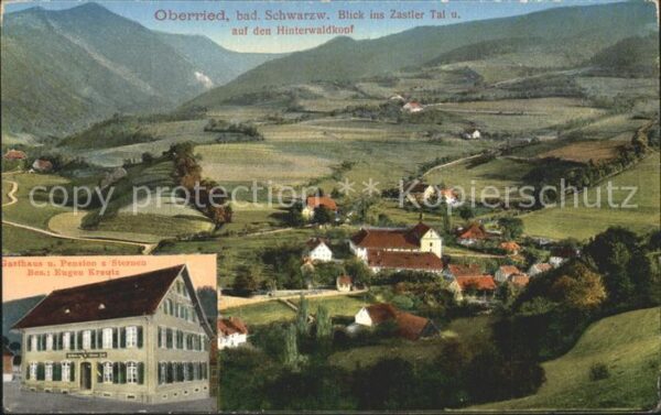 Oberried Breisgau Zastler Tal Hinterwaldkopf Gasthaus Pension zum Sternen