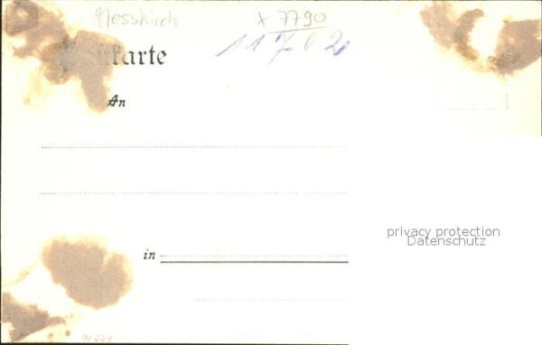 Oberschwandorf Haiterbach Kaufmann Z. Mueller Gasthaus Brauerei zur Krone – Bild 2