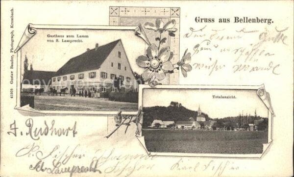 Bellenberg Schwaben Gasthaus zum Lamm Totalansicht