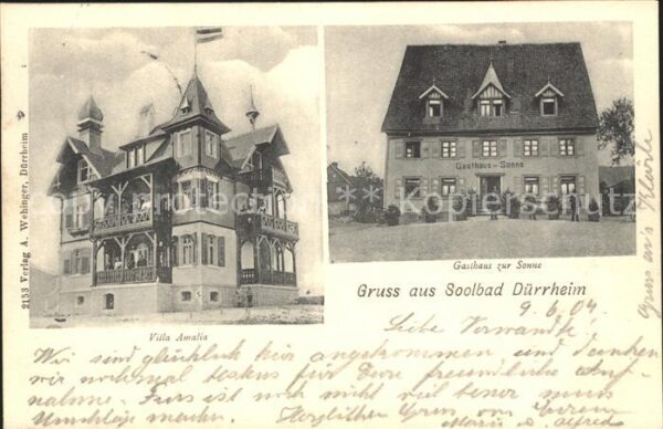 Duerrheim Bad Gasthaus zur Sonne Villa Amalia