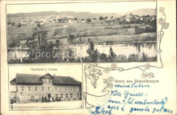 Hohentengen Hochrhein Gasthaus zum Lamm