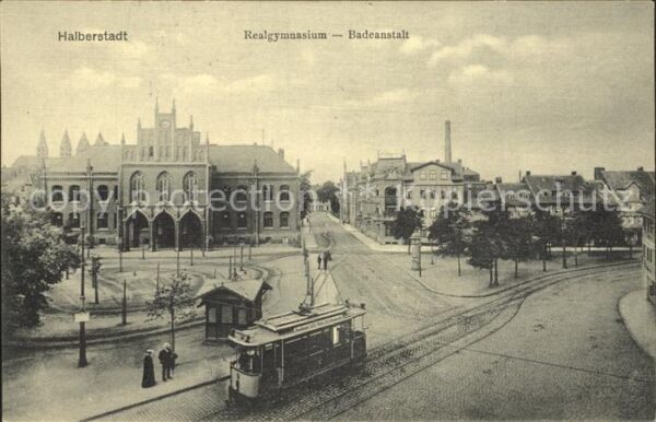 Halberstadt Realgymnasium Badeanstalt