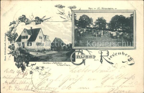 Riedenberg Rhoen Gasthaus zum Waldhorn Park