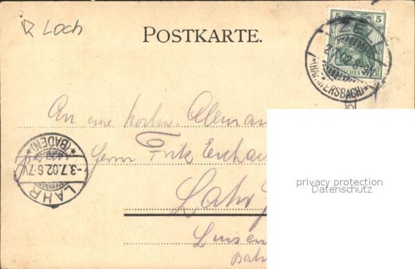 Zell Harmersbach Hauptstrasse Postamt – Bild 2