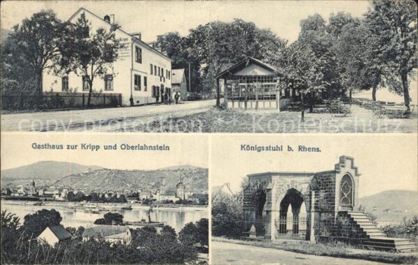 Oberlahnstein Gasthaus zur Kripp Koenigsstuhl