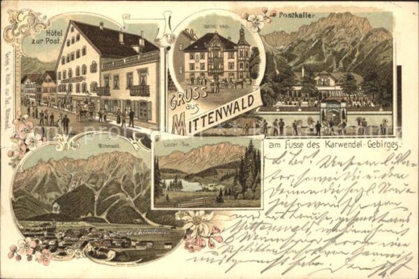 Mittenwald Bayern Hotel zur Post Lauter See
