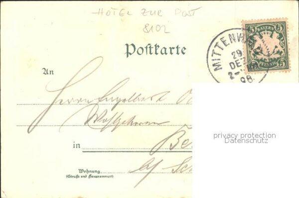 Mittenwald Bayern Hotel zur Post Lauter See – Bild 2