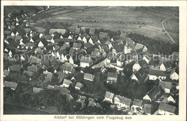 Altdorf Boeblingen Fliegeraufnahme