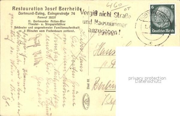 Dortmund Restauration Josef Beerheide – Bild 2