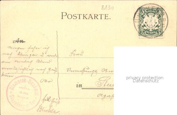 Starnbergersee Bismarckdenkmal Rottmannshoehe – Bild 2