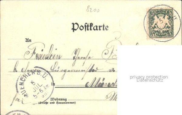 Rosenheim Bayern Bahnhofstrasse Stadtansicht – Bild 2
