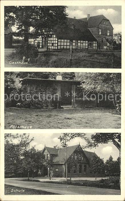 Luebbecke Westfalen Gasthaus Forsthaus Schule