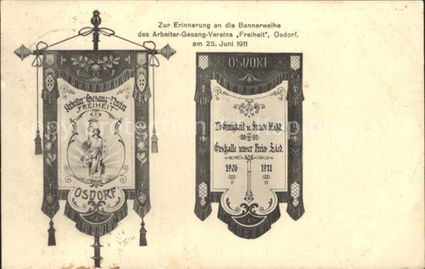 Gross Flottbek Bannerweihe des Arbeiter Gesangs Vereins 1911