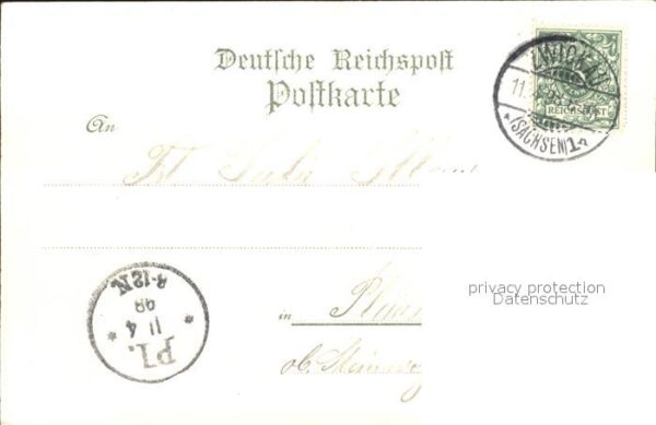 Zwickau Sachsen Bismarck Denkmal Stadt – Bild 2