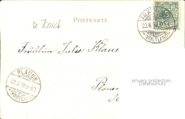 Falkenstein Vogtland Lochsteine Oberfoersterei Schneidemuehle – Bild 2