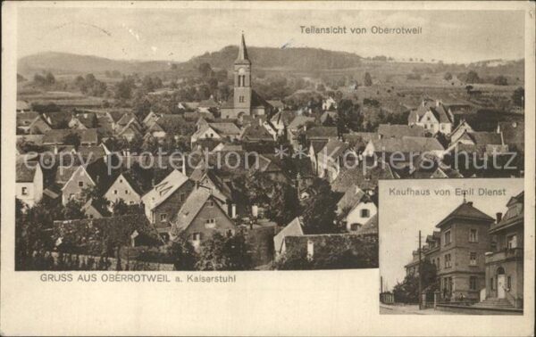 Oberrotweil Kaufhaus Dienst Teilansicht