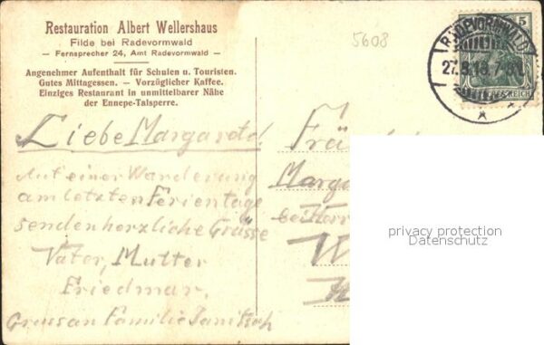 Filde Restauration Albert Wellershaus – Bild 2