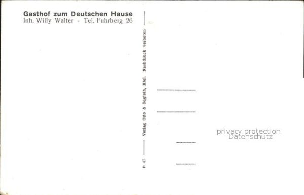 Fuhrberg Gasthof zum Deutschen Hause – Bild 2