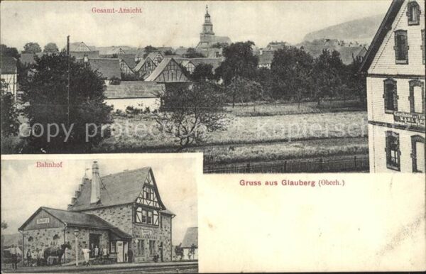Glauburg Bahnhof Gesamtansicht