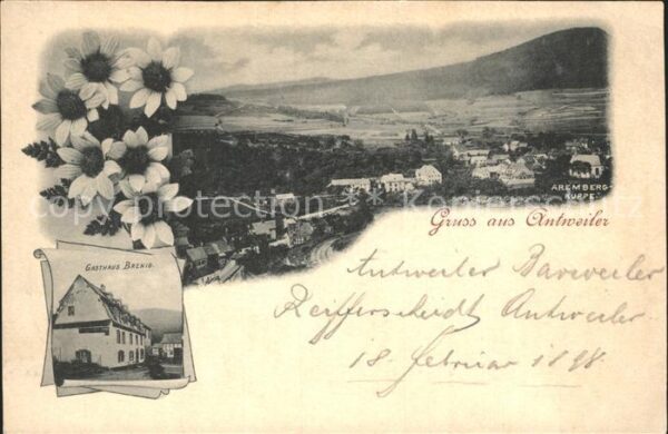 Antweiler Adenau Aremberg- Kuppe Gasthaus Brenig