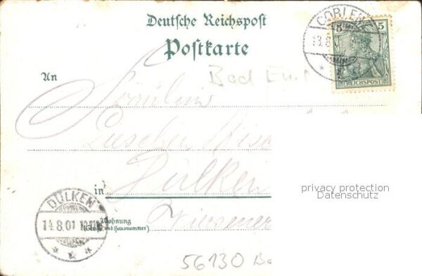 Bad Ems Malberg Kaiser Wilhelm I. Denkmal – Bild 2