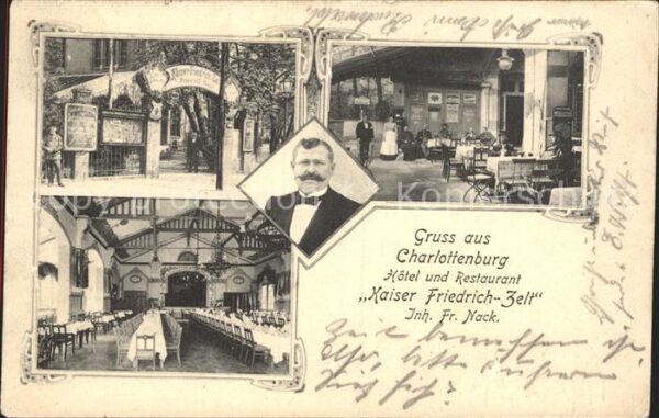 Charlottenburg Hotel und Restaurant Kaiser Friedrich Zelt