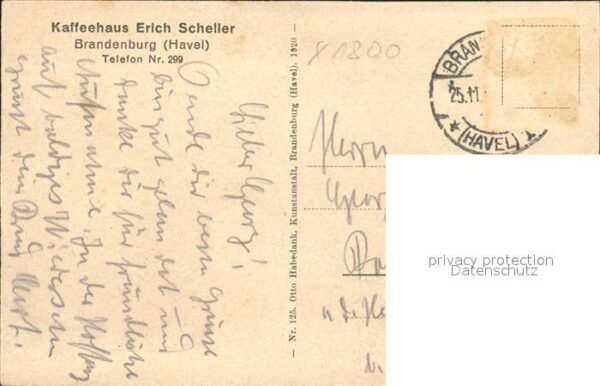 Brandenburg Havel Kaffehaus Erich Scheller – Bild 2