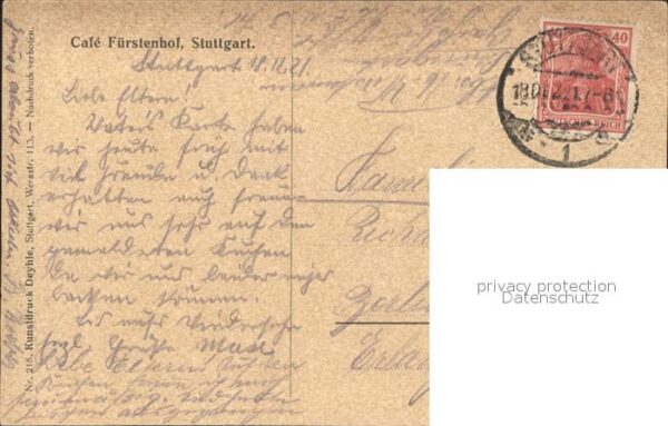 Stuttgart Cafe Fuerstenhof – Bild 2