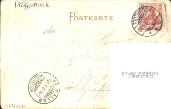 Todtmoos Stadtansicht Wappen Jagdhund – Bild 2
