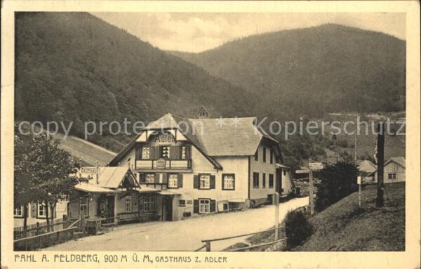 Fahl Feldberg Gasthaus zum Adler