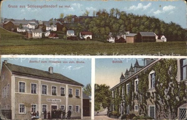 Schlossgattendorf Schloss Gasthof zum Hirschen