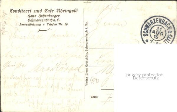 Schwarzenbach Saale Konditorei und Cafe Rheingold – Bild 2