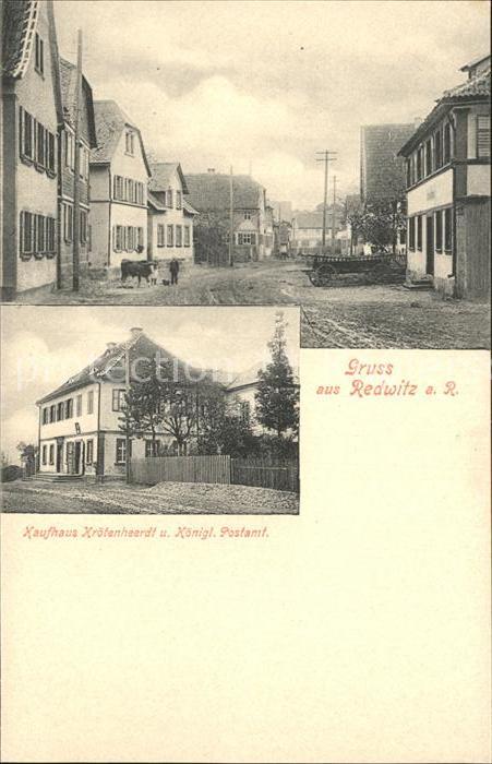 Redwitz Koenigliches Postamt Kaufhaus