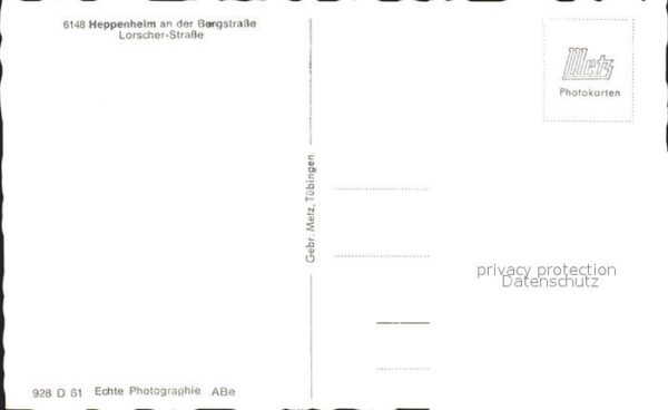 Heppenheim Bergstrasse Lorscher- Strasse – Bild 2